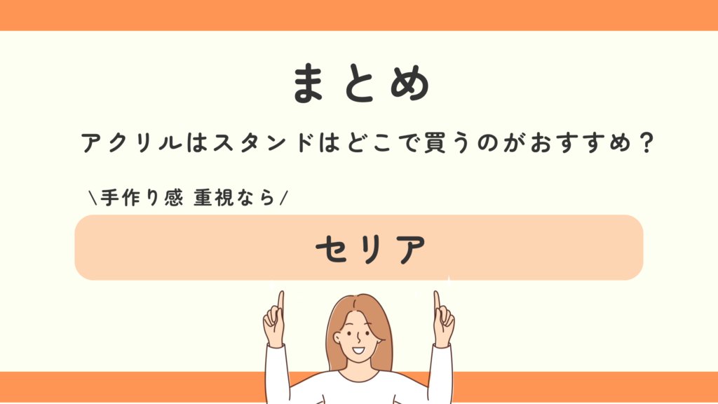 アクリルスタンド,100均