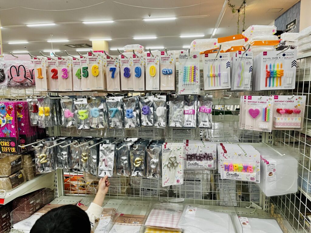 ろうそく,100均