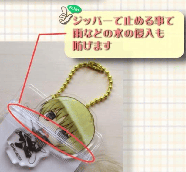 アクリルキーホルダーカバー,100均