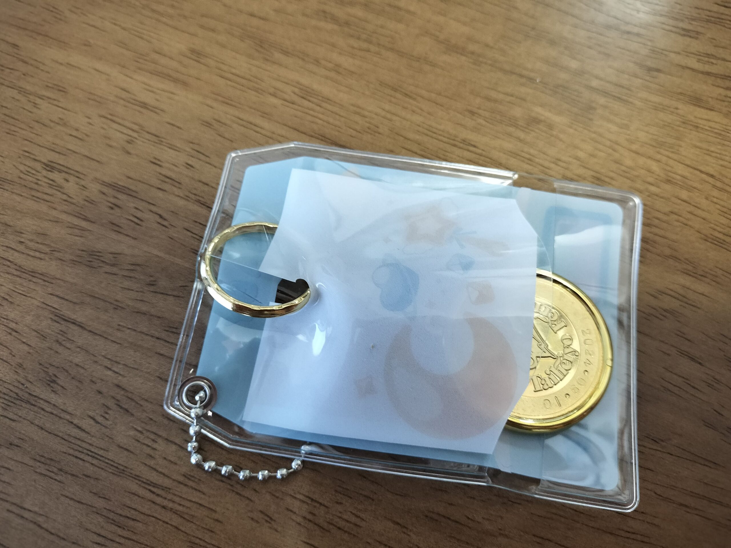 アクリルキーホルダーカバー,100均