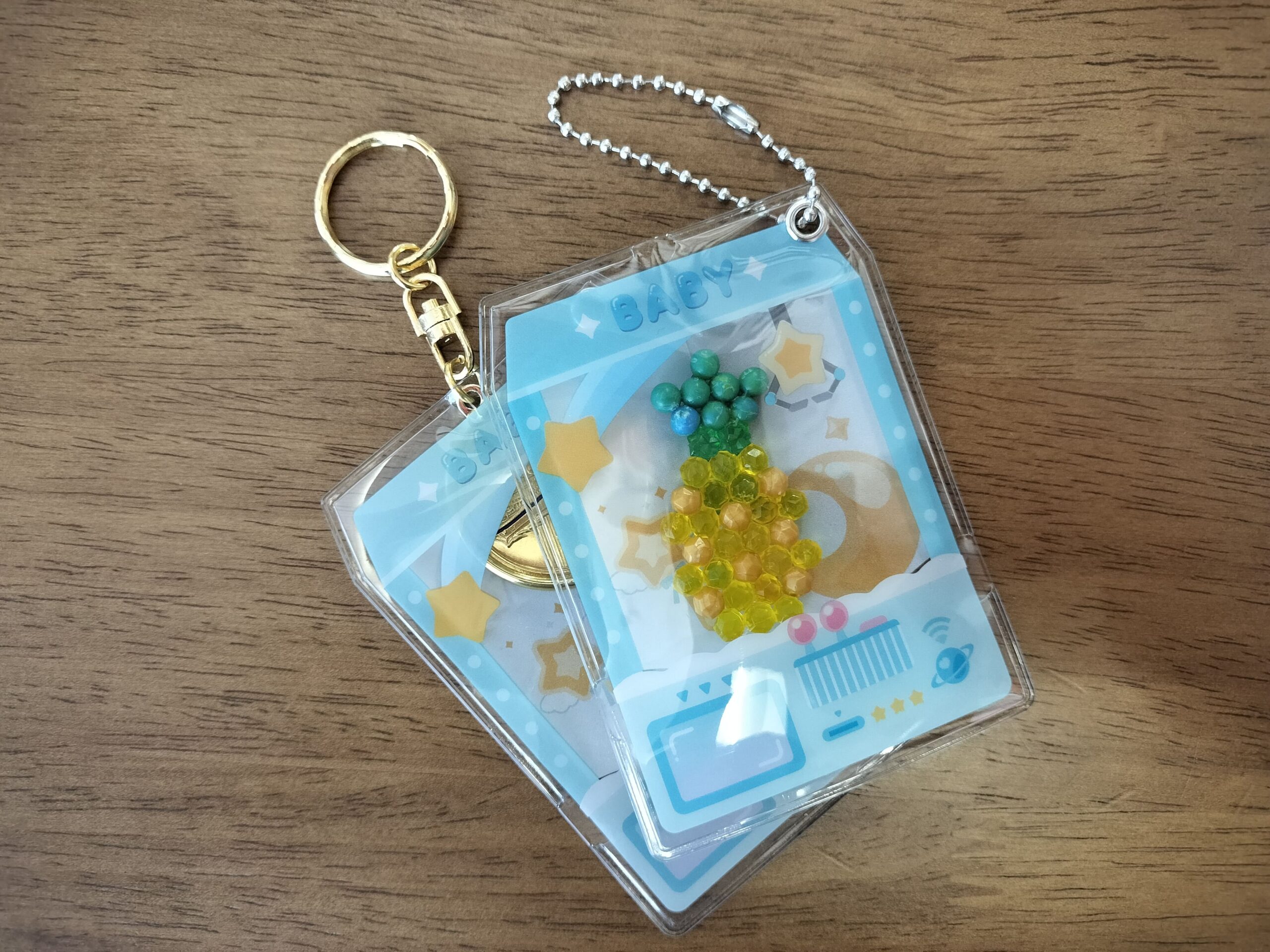 アクリルキーホルダーカバー,100均