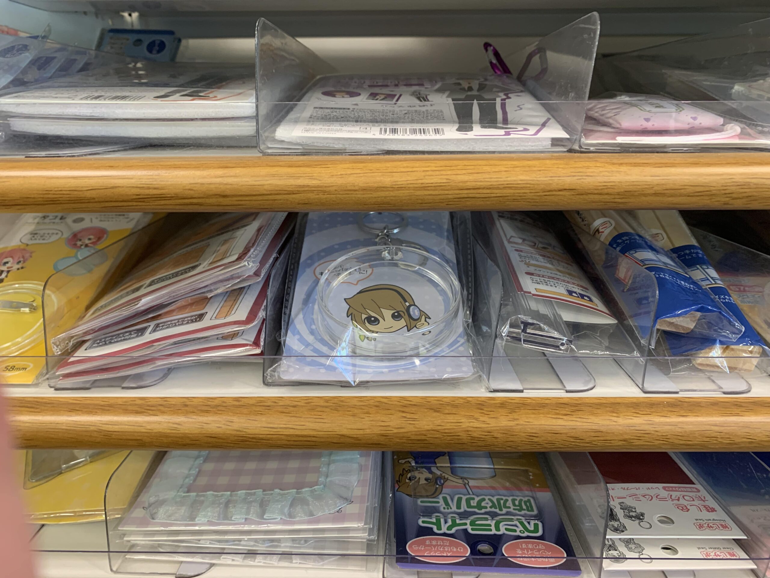 缶バッジキーホルダー,100均