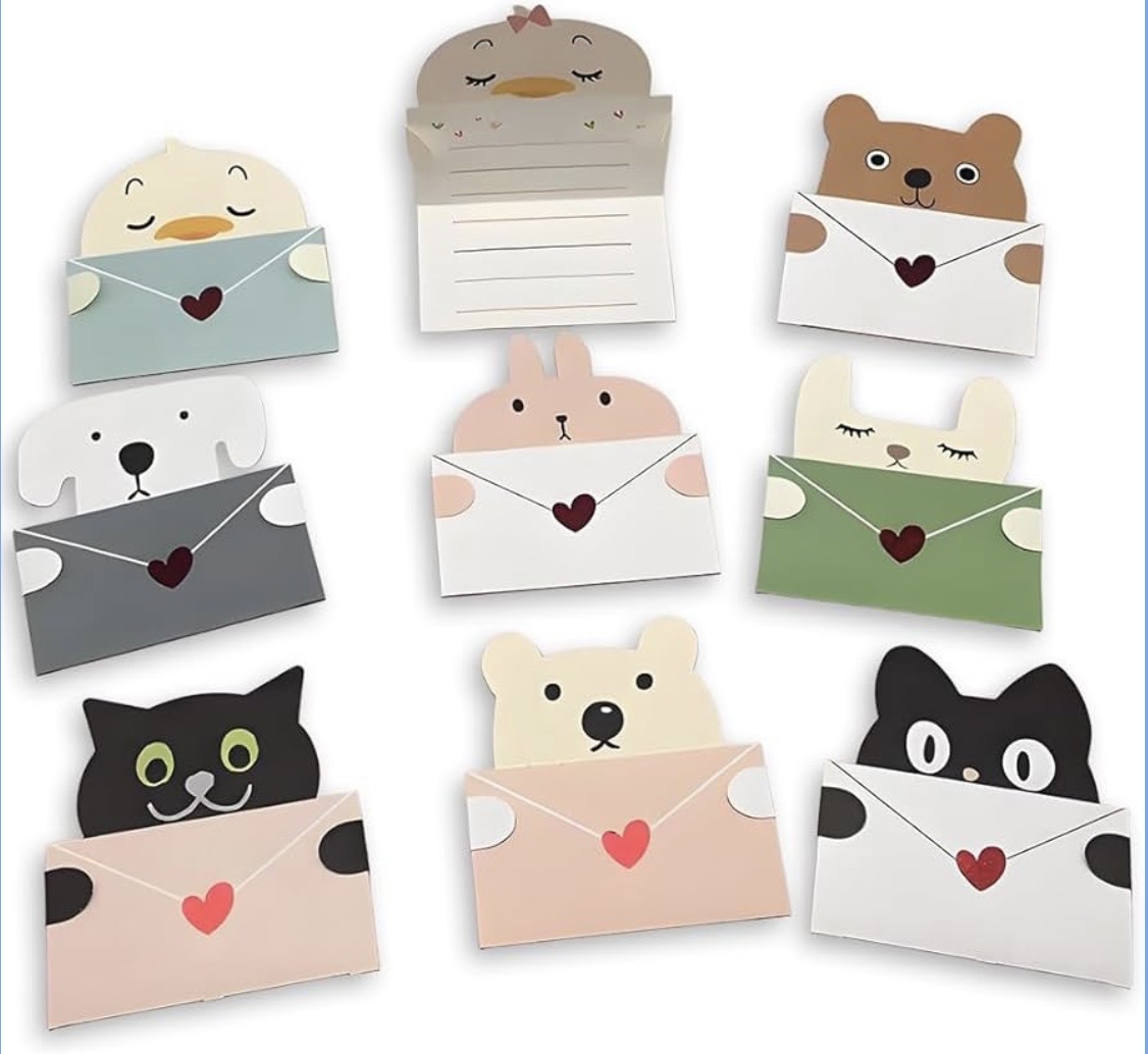 ミニレター,100均