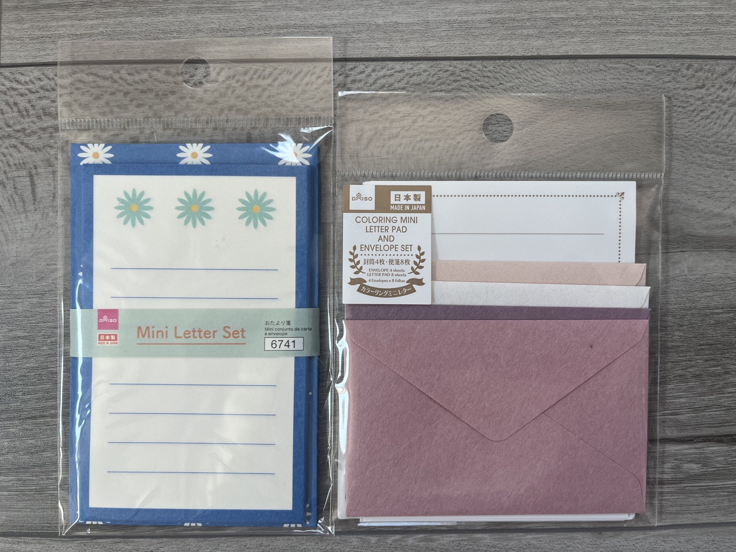 ミニレター,100均