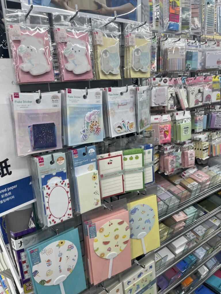 ミニレター,100均