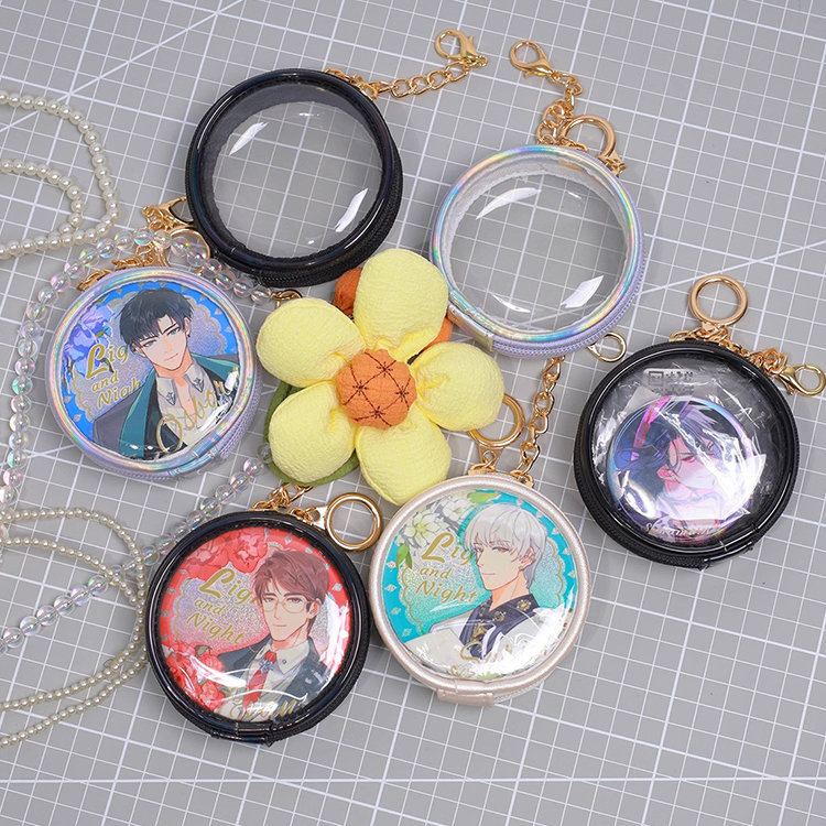 缶バッジキーホルダー,100均