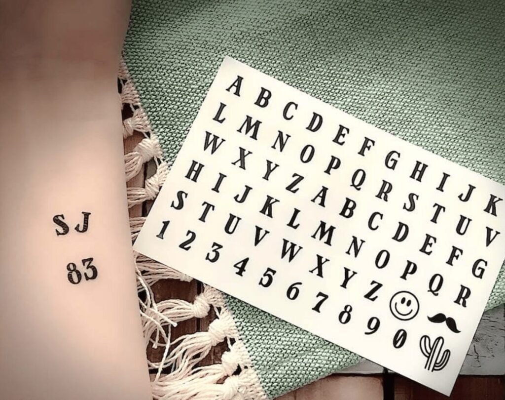 アルファベットシール,100均