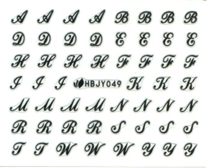 アルファベットシール,100均