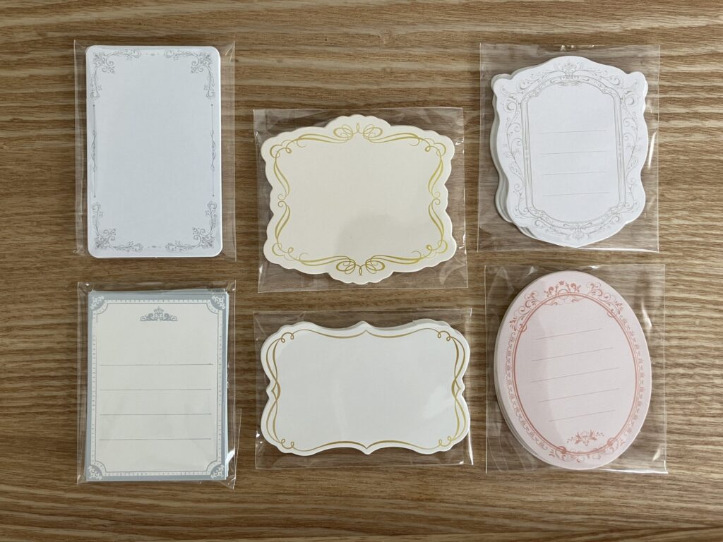 メッセージカード,100均