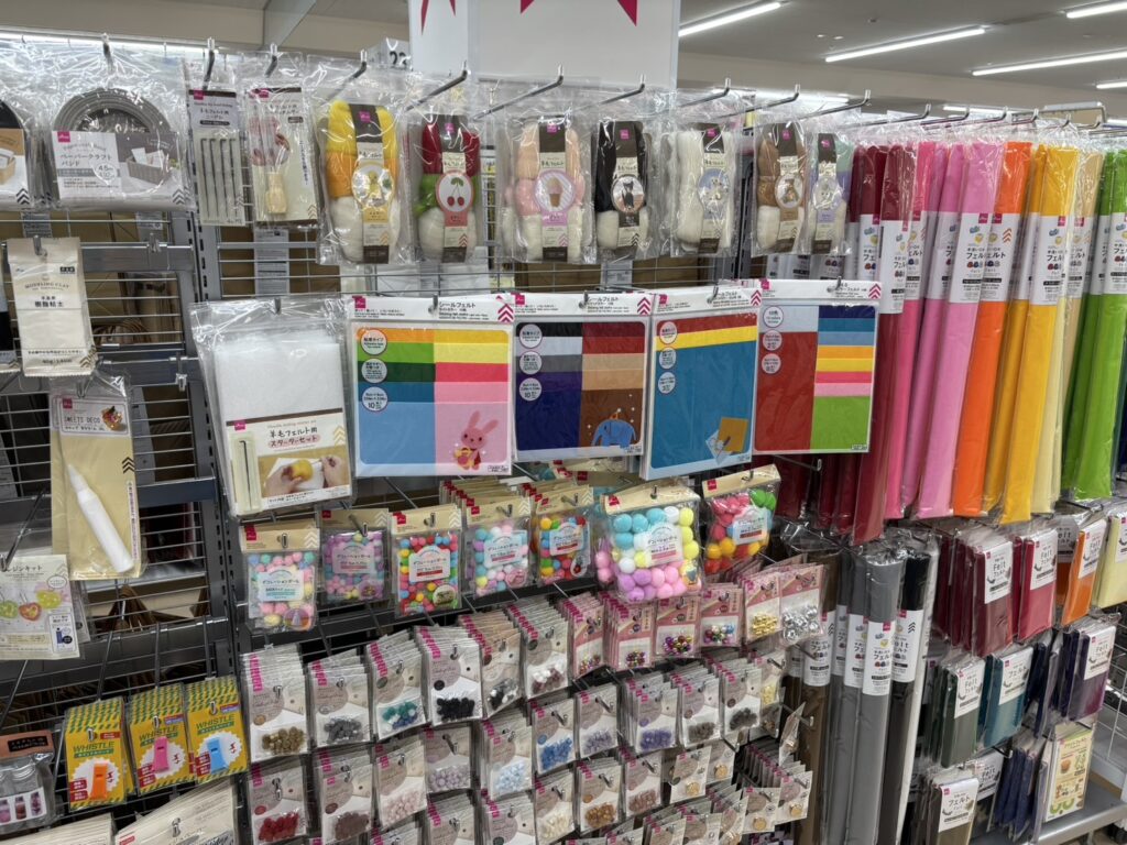 フェルト,ニードル,100均,代用