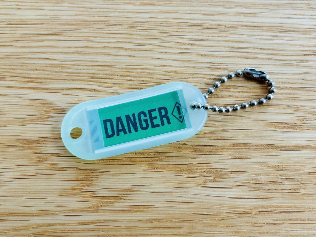 100均,ネームタグ,ダイソー,手作り