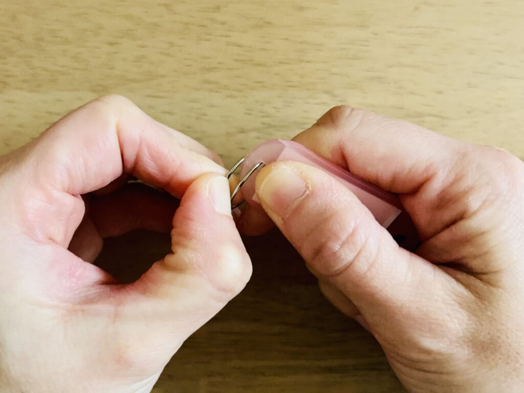 100均,ネームタグ,ダイソー,手作り