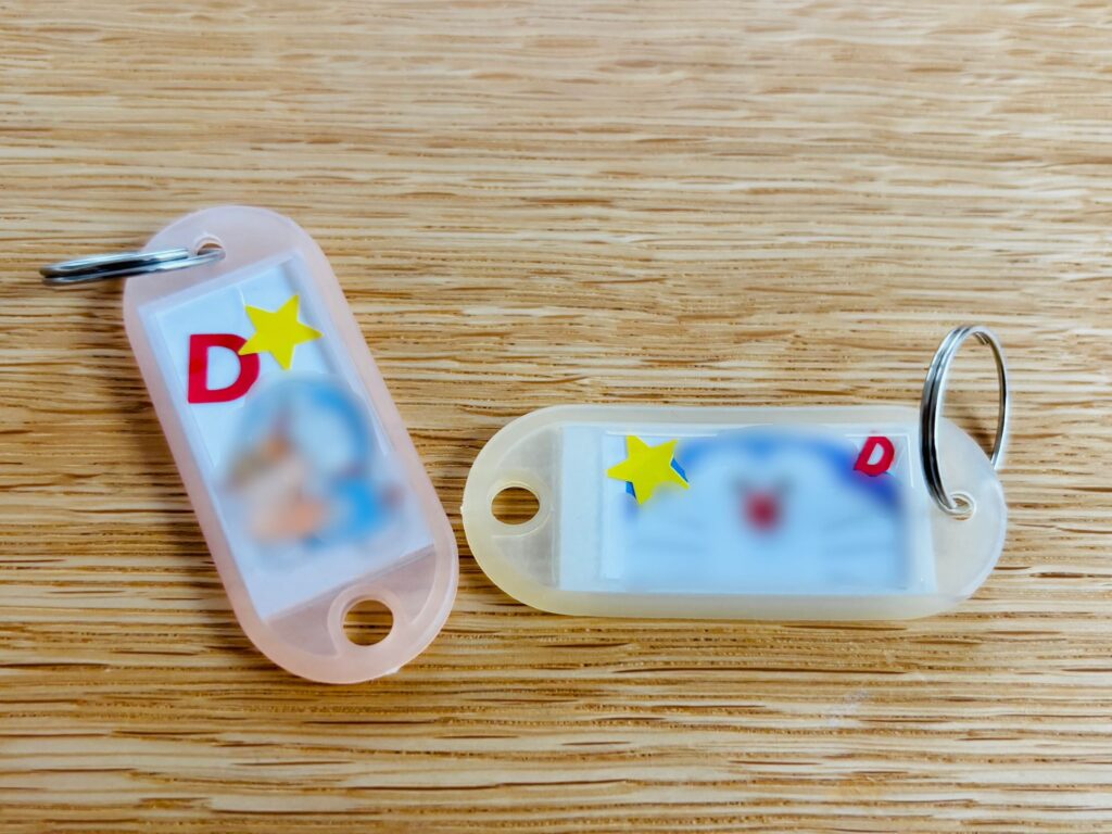 100均,ネームタグ,ダイソー,手作り