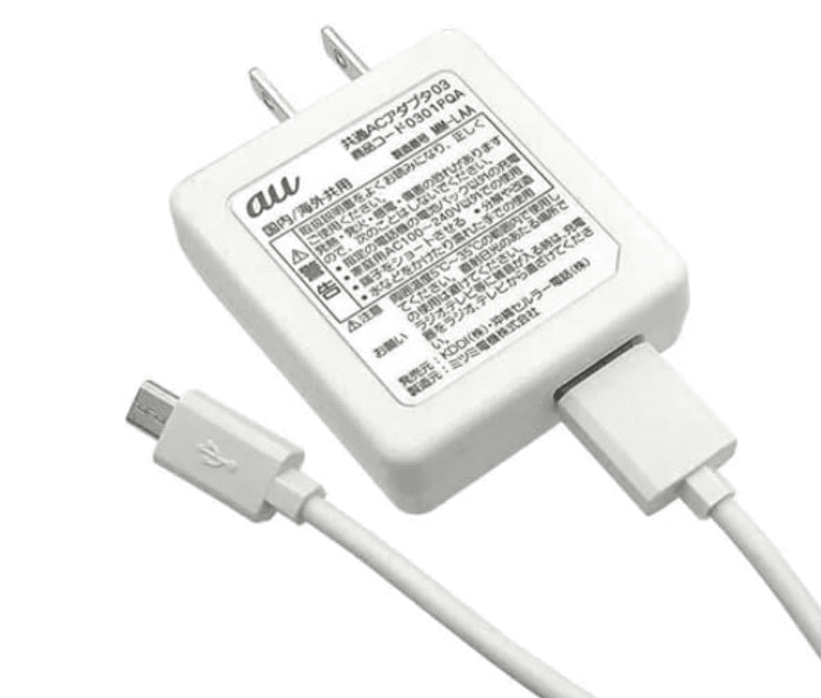 ガラケー充電器, 100均