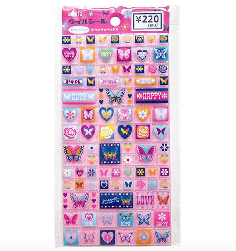 100均,セリア,タイルシール