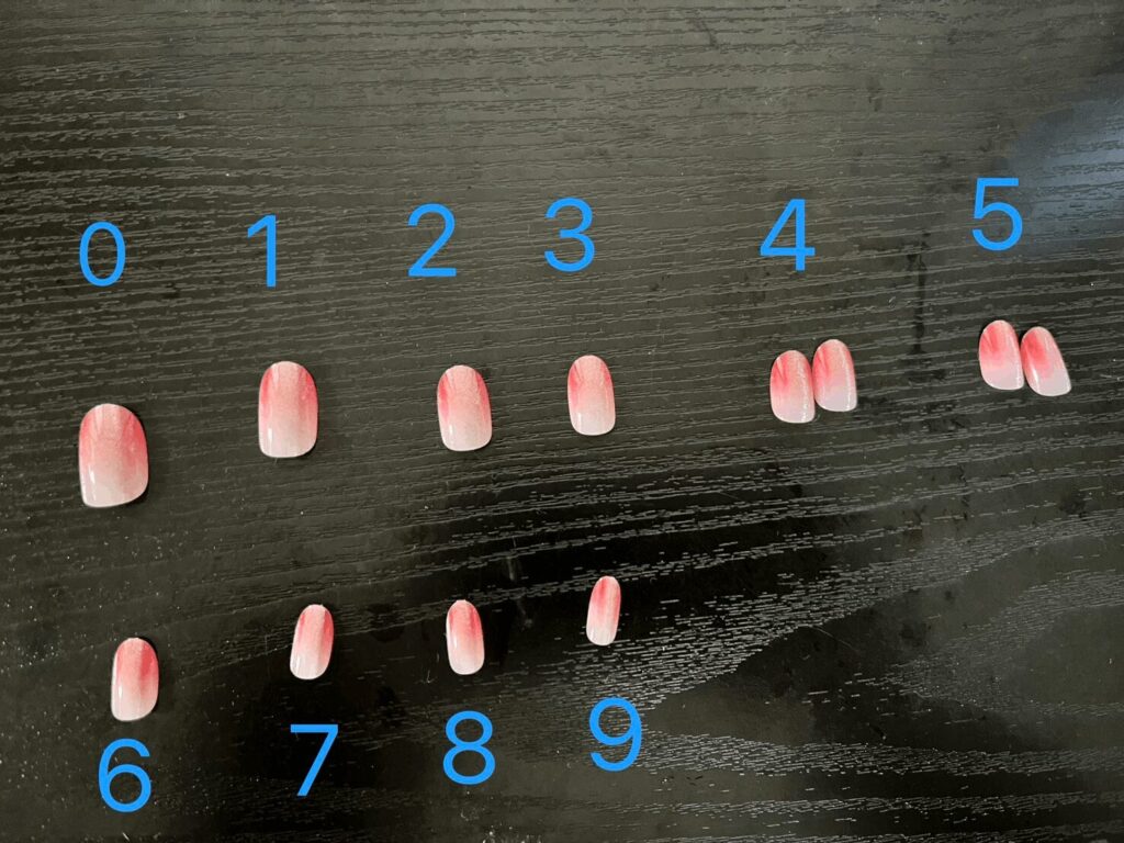 100均,ネイルチップ