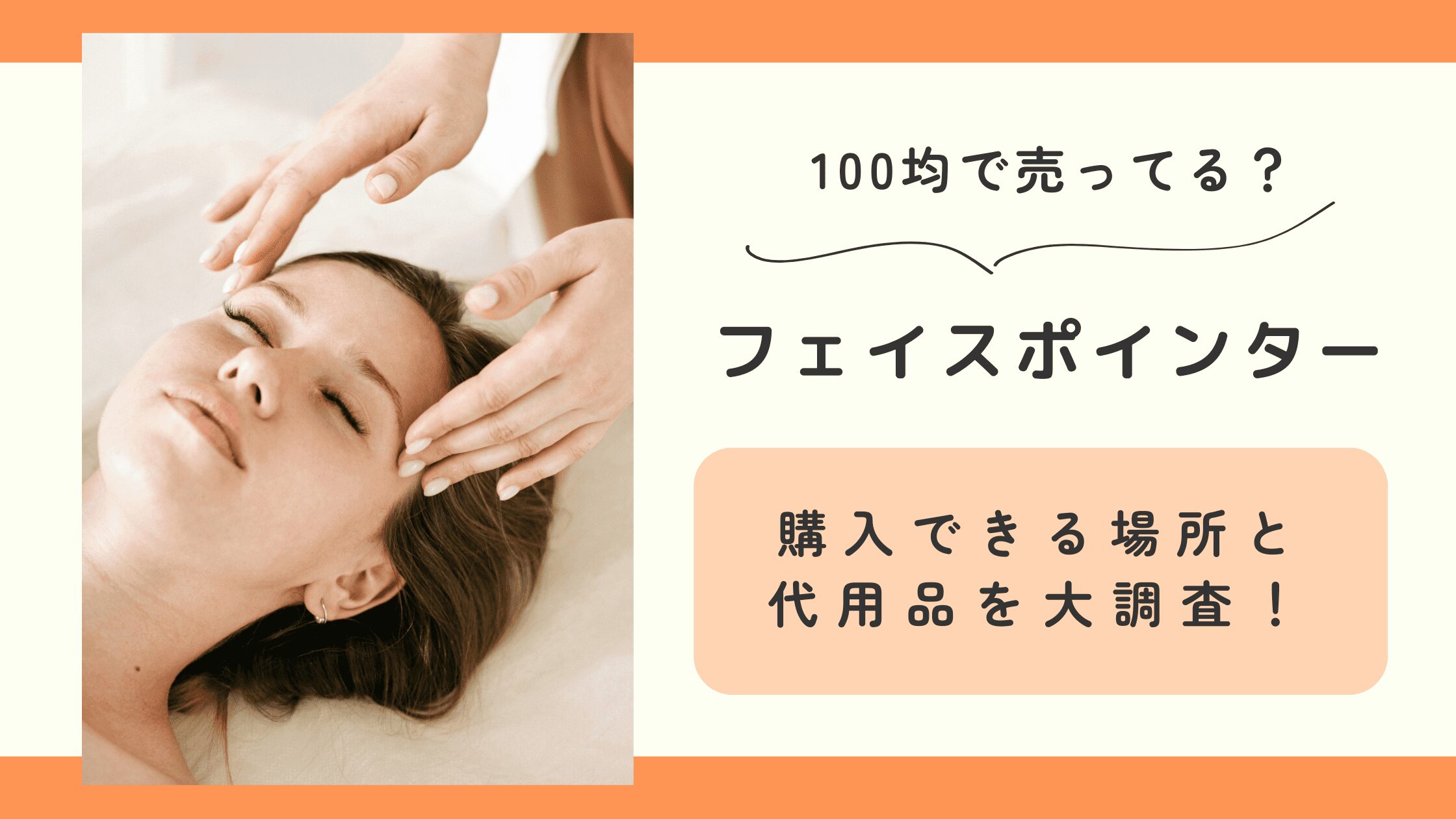 100均 ,フェイスポインター